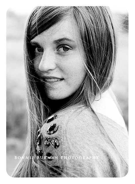 Slippery Rock High School senior portrait spokesmodel